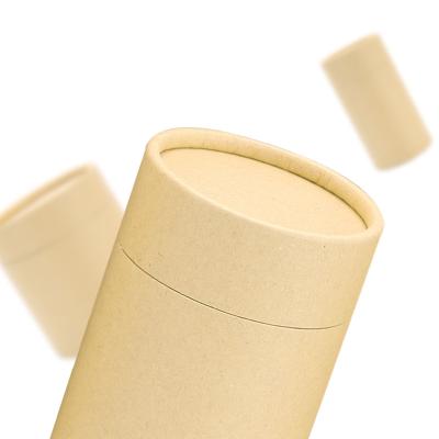 China High Quality Recycled Materials Round Cylinder Kraft Paper Cardboard Tube Eco Friendly Material Packaging for sale