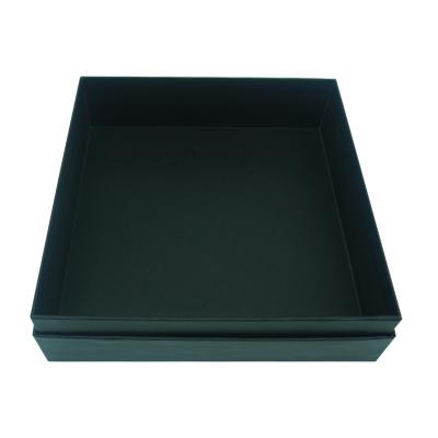 China Recycled Materials Best Grade Premium Black Cardboard Packaging Boxes Kraft Paper Box for sale