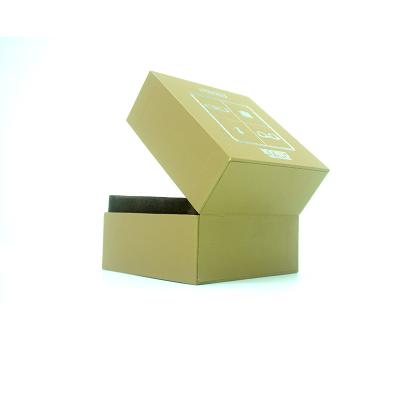 China Hot Selling Cheap Recycled Materials Customs Lead Folding Industry Gift Box Kraft Paper Flower Packaging Box for sale