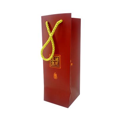 China Good Quality Copy Matt Lamination Ivory Board Logo Paper Gift Bag Custom Printing Colorful/Newest Lamination Matte Design for sale