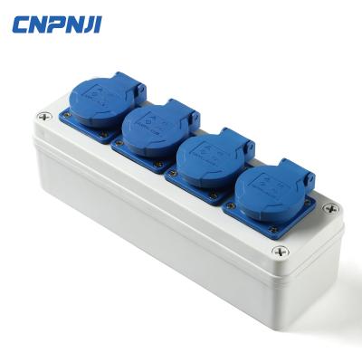 China Beautiful appearance and strong performance waterproof outdoor PC wall switch socket electrical portable distribution box for sale