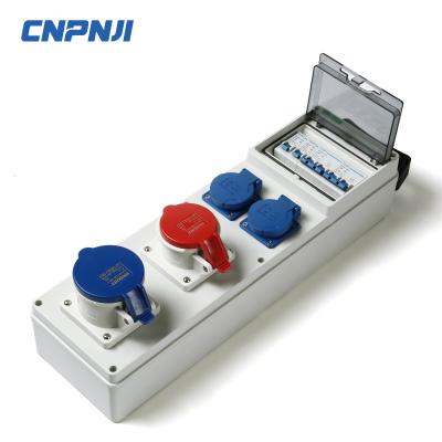 China Excellent Appearance And Strong Performance CNPNJI Combination Socket Panel Portable Distribution Junction Box for sale