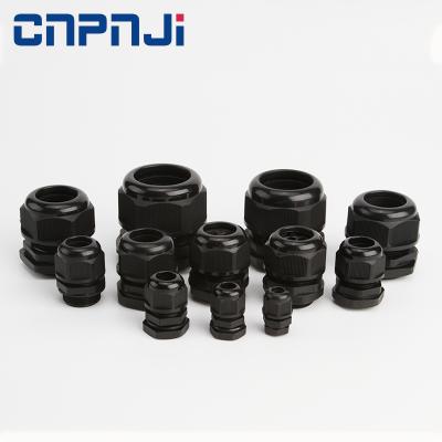 China Plastic Metric Flexible Lock 66 Nylon Cable Connector PAGE Size Cable Glands Tight Sealed Standard Size for sale