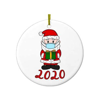 China Santa Claus Ornament Meaningful Xmas Acrylic Isolated Dish Christmas Decoration for sale