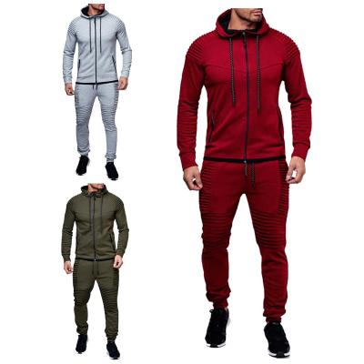 China Wholesale QUICK DRY Polyester Mens Joggers Set Mens Clothing Sets Two Piece Set For Men for sale