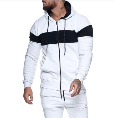 China Hot selling pullover cotton sport patchwork hoodie for men accept custom logo hoodies for sale