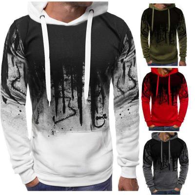 China Plus Size Best Selling Transfer Printing Sport Wear Fitness Gym Pull Over Sweatshirt Mens Hoodie for sale