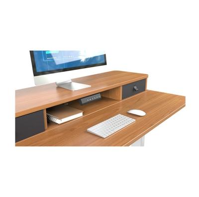 China Good Quality Adjustable Human Popular Electric Product Height Various Adjustable Standing Computer Desk (Height) for sale