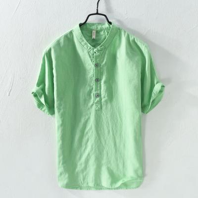 China Wholesale Canvas Anti-pilling Cotton Blended Short Sleeve T-Shirts for sale