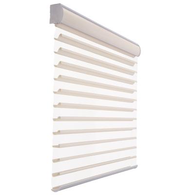 China Traditional High Quality Shades Dream Windows Blackout Electric Motorized Roller Shangri-La Blinds for sale