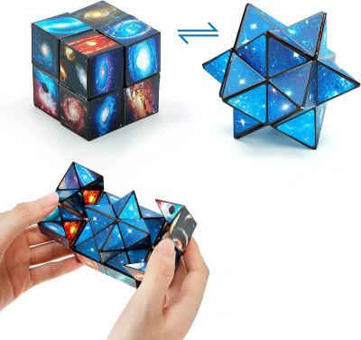 China The Little Star Cube 2 in 1 Infinite Cube Combination Toys in Shaky Person, Magic Cube Puzzle for Stress and Worry Relief Toys Pack of 2 for sale