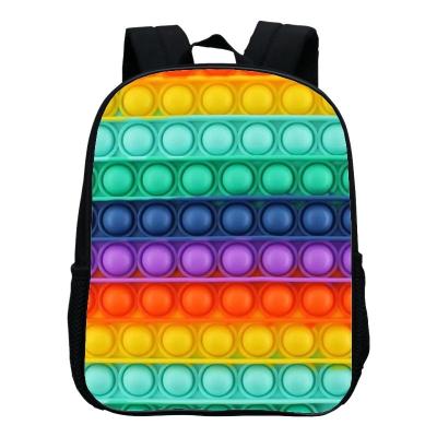 China Little kids educate bag to stir backpack sensory popit stir design middle class sensory gift for sale