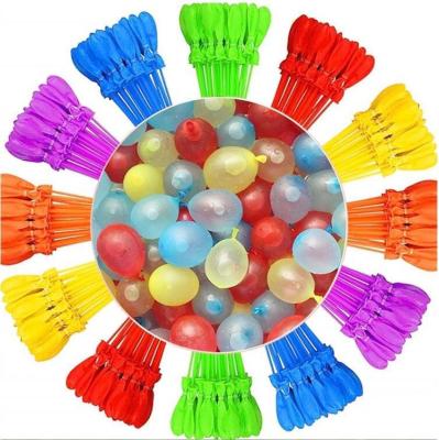 China 2021 New 111pcs Children's Small Quick Fill Water Balloon Summer Kids Toy Eco-Friendly Latex Magic Self Sealing for sale