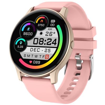 China 100% Eco-friendly Blue-tooth Adult Smart Waterproof Watches, 1.3 Inch Round Screen Heart Rate Blood Oxygen Sleep Monitor Step Healthy Toys for sale