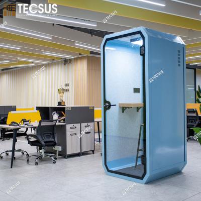 China Meet Spaces Office Building Space Privacy Sound Recording Phone Booth for sale