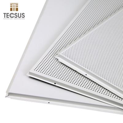 China Artistic ceilings perforated aluminum lay in 2x2 ceiling tiles for sale