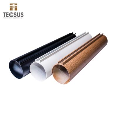 China Artistic Ceilings 2019 Modern Round Aluminum Tube Linear Ceiling Tiles for sale