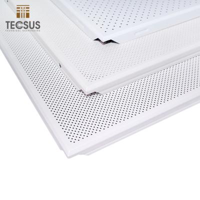 China Artistic Ceilings Perforated Metal Wall Cladding Moisture Proof Reflective Ceiling Panels for sale