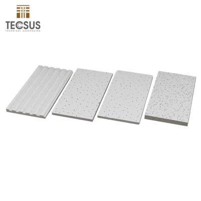 China Mineral Wool Artistic Fiber Acoustic False Ceilings 2x4 Ceiling Tiles for sale