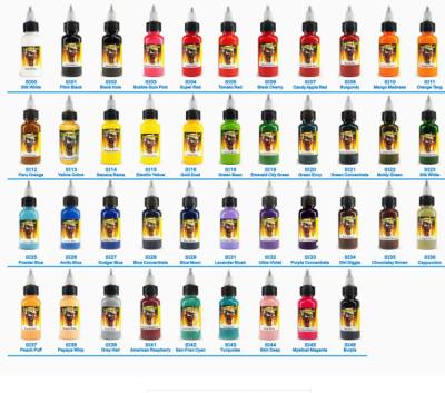 China Wholesale Price Tattoo Ink Tattoo Pigment 42 Colors Factory Direct Available Factory Tattoo Ink 1oz Set for sale