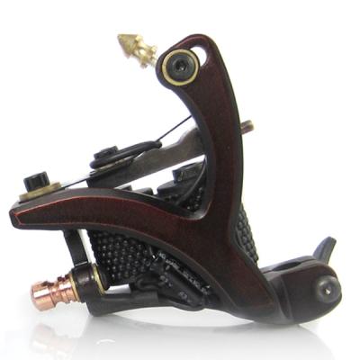 China Permanent Professional Handmade Coil Liner Damascus BEAST Tattoo Machine Steel Tattoo Machines for sale