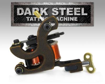 China Wholesale Price Permanent Tattoo Machine Heavy Liner Dark Steel Coil Tattoo Machines A for sale