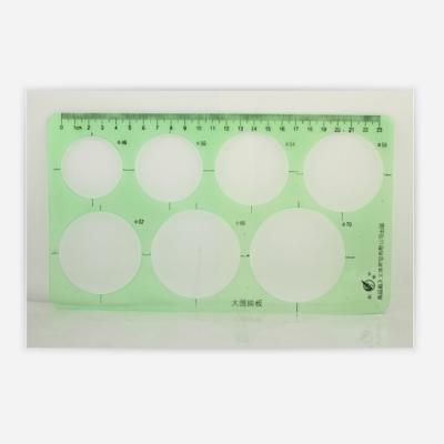 China Wholesale Price Tattoo Circle STENCIL-CIRCLE-L (Large) Multi Soft Plastic Ruler Stencil Ruler (Random Color) for sale