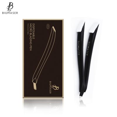 China Sobrancelha Microblading Pen Blades 7CF 14CF 12U 18U do preto do OEM à venda