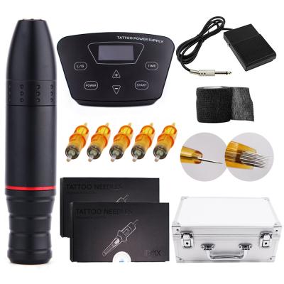 China Jogo 10000RPM Pen Speed With de Mini Wireless Rotary Tattoo Machine 2 motores à venda