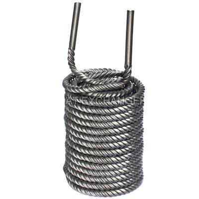 China High quality spiral Titanium coil for heat exchanger titanium cooling coil titanium heating coil for sale