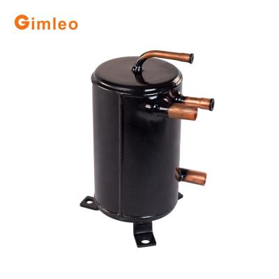 China Single tube copper coil chiller condenser industrial efficient heat exchanger for sale