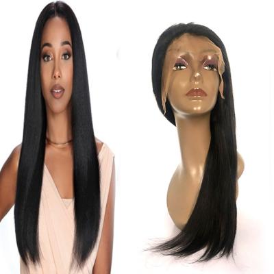 China Best Soft Selling Top Quality Transparent Swiss Straight Hair Lace Front Wigs, 100% Brazilian Virgin Mink Hair Sellers for sale