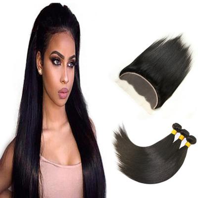 China Silky Straight Wave Premium Hair HD Lace Headband Pre Plucked And Bundles,Brazilian Human Hair Cheap Frontal Virgin Mink Hair Vendor for sale