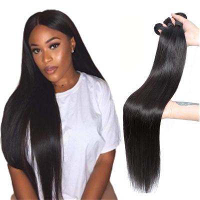 China Cheap Silky Straight Wave Virgin Cuticle Aligned Hair Bundles , Virgin Brazilian Mink Hair Bundle With Matched Closure for sale