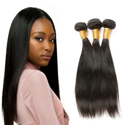 China Wholesale Silky Straight Wave Cuticle Aligned Straight Hair Bundles , Virgin Hair Extension 100% Hair Bundles Free Sample for sale