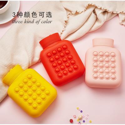 China Relieve Stress Anti-Anxiety Wholesale Silicone Pop Itting Push Bubble Stir Hot Cold Water Bottles Bag Toy Popper Sensory Anti Stress Relief Restless Person Toys for sale