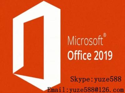 China Ms Office 2019 COA License Sticker 100% Brand new Online Activation for sale