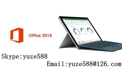 China Ms Office 2019pro  COA License Sticker 100% Brand new Online Activation for sale