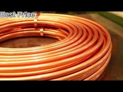 Air Conditioner Connecting Copper Pipe Pancake Capillary Coil Tube 120mm