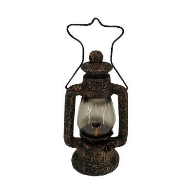 China High Quality Outdoor Portable Hanging Kerosene Lamp Candle Light 15+ Effect Vintage Realistic Looking Lamp for sale