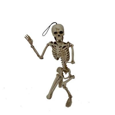 China 15+ Halloween Party Full Movable Joint Skeleton Body New Products 46cm Plastic Model Skeleton for sale