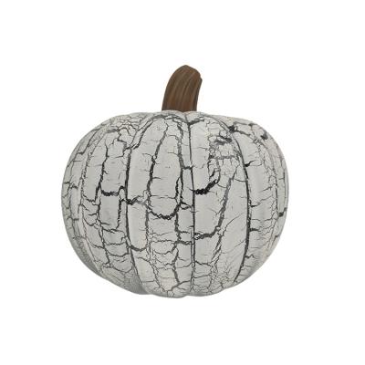 China New Products 15+ Halloween Pumpkin Lantern Ornaments 25cm Color Changing Crack Pumpkin for sale