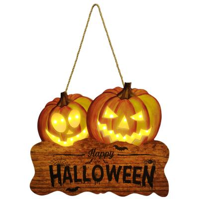 China USA Wholesale Fashion Cute Halloween Pumpkin Light Hanging Window Pumpkin Light for sale