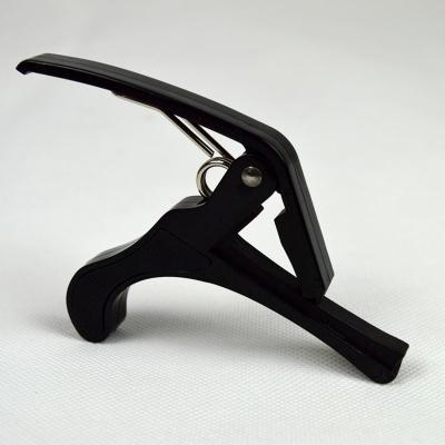 China CS-J-B10 GUITAR ABS Plastic Black Guitar Capo For String Guitar for sale