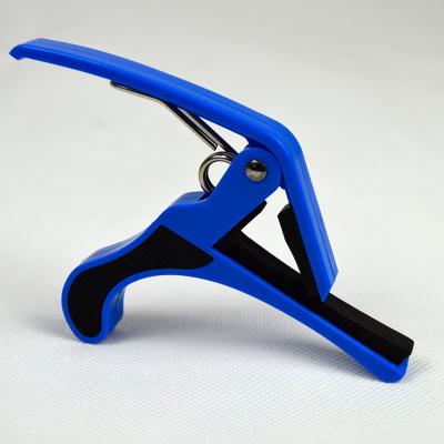 China CS-J-B10 GUITAR ABS Plastic Blue Guitar Capo For String Guitar for sale