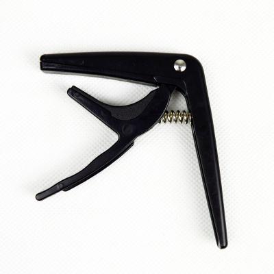 China CS-J-B11 GUITAR High Grade ABS Plastic Black Guitar Capo For String Guitar for sale