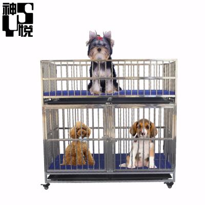 China Viable China Manufacturer Wholesale Stainless Steel Cat Cage Commercial Dog Houses for sale