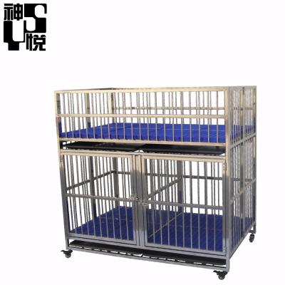 China Durable High Quality Strong Stainless Steel Kennel For Dogs for sale