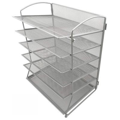 China Hot Selling Office School Home Mesh File Rack Desk Hanging Organizer for sale