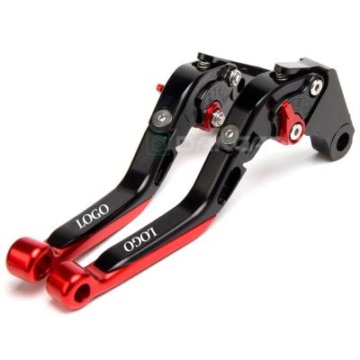 China Universal Foldable Extendable CNC Aluminum Alloy Folding Clutch Levers Brake Clutch Lever For YAMAHA For SUZUKI For KAWASAKI for sale